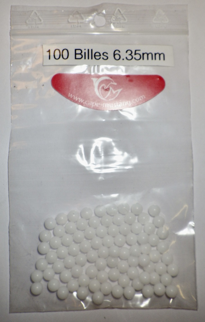 Image de Billes Delrin 6.35mm pour poulies ou chariots